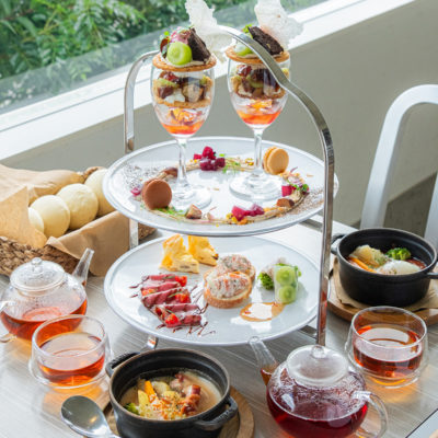 | 秋季限定 | つけパンシチューと楽しむ秋の”パフェ”アフタヌーンティーコース　4,200yen