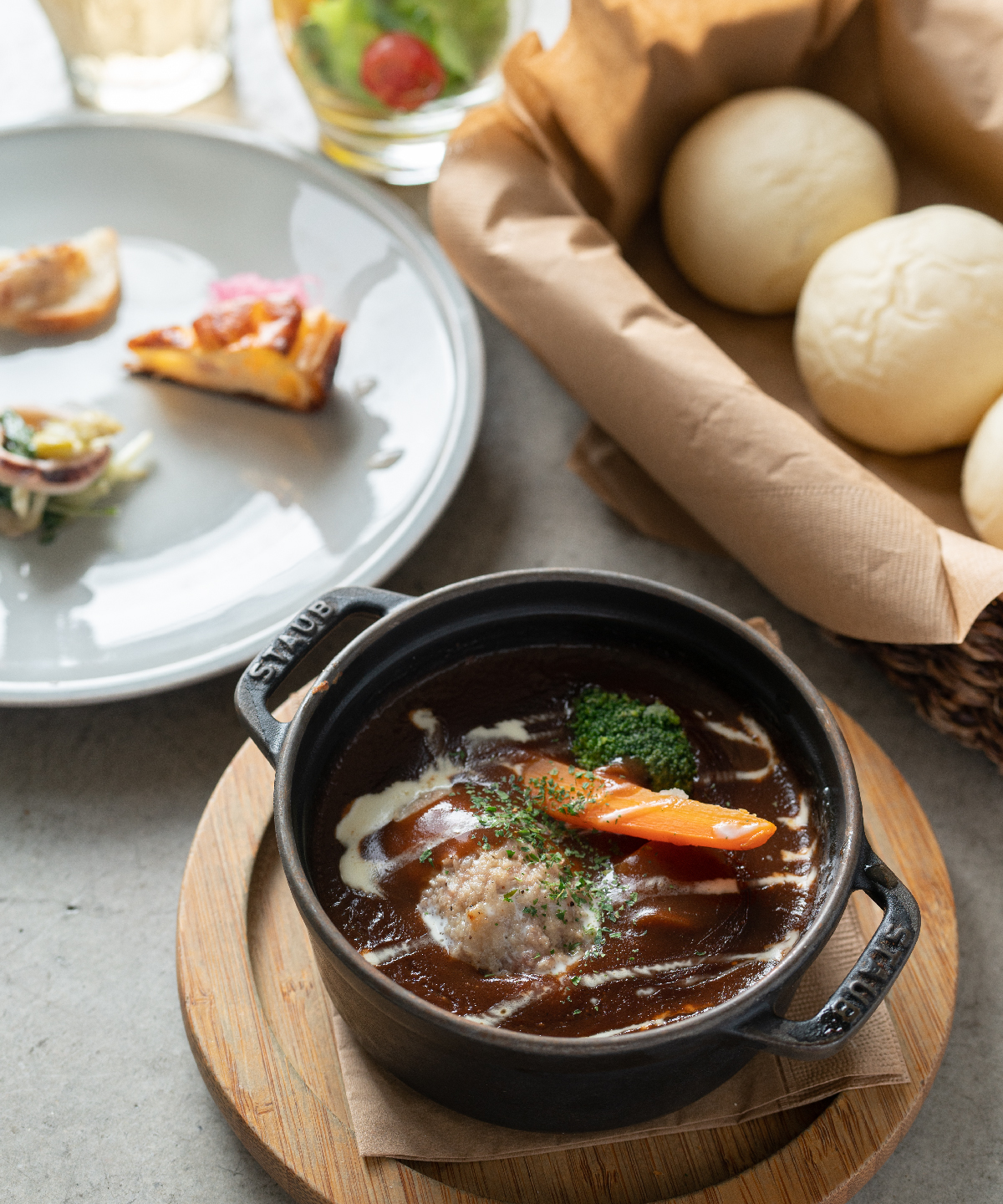 つけパンシチューランチセット 1,680yen